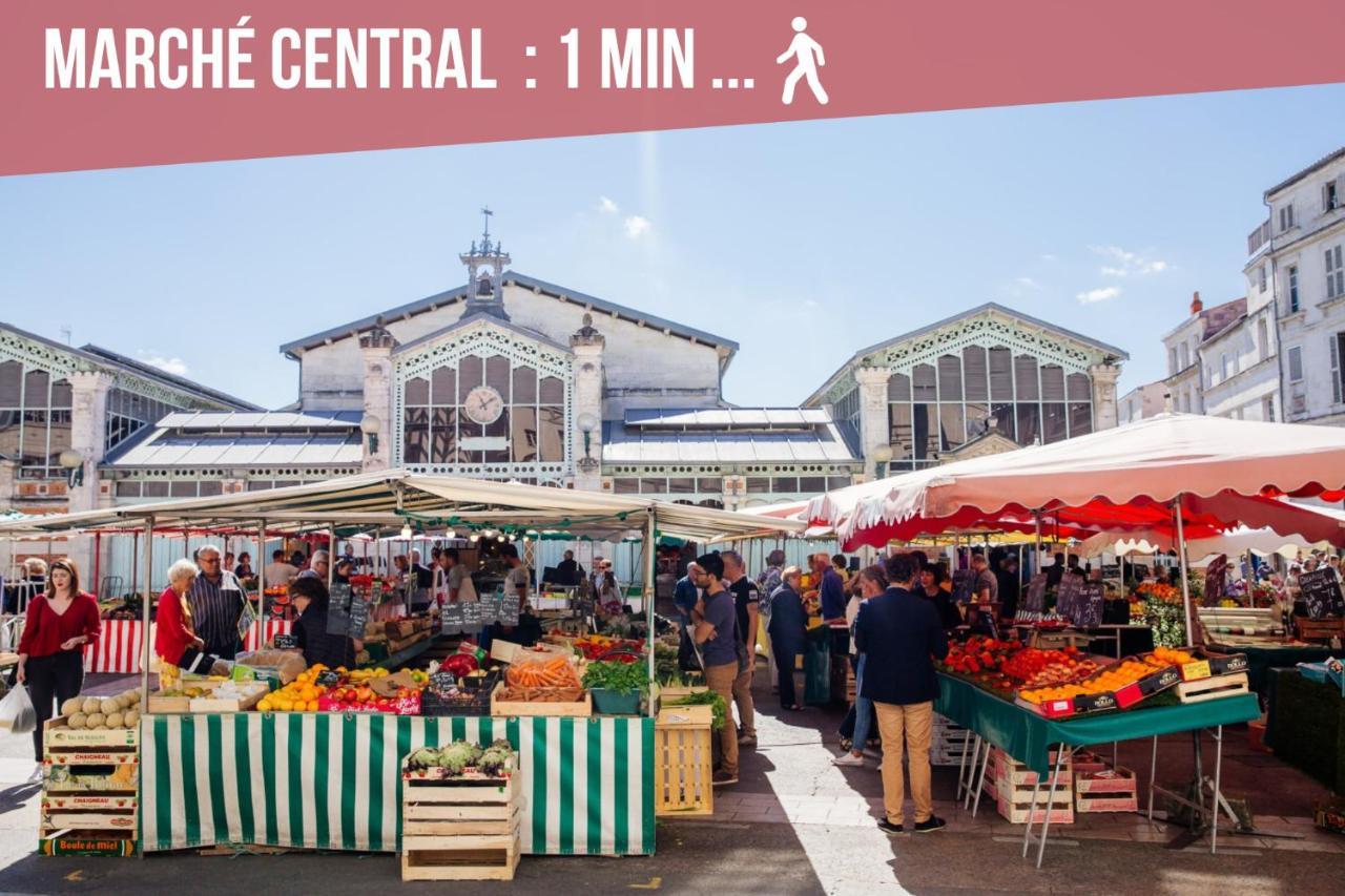 Ღ Marche Central • Au Coeur De Ville & Spacieux ลาโรแชล ภายนอก รูปภาพ